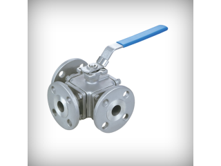 Three piece ball valves manufacturer & exporter in India