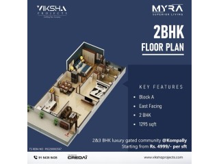 Apartments for sale at Kompally | Myra Project