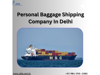 Personal Baggage Shipping Company In Delhi