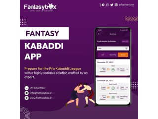 Fantasy Kabaddi App Development Services